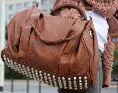 Звезды с Duffle Leather Bag