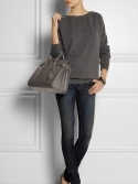 Звезды с Sac De Jour leather tote