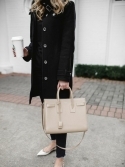 Звезды с Sac De Jour leather tote